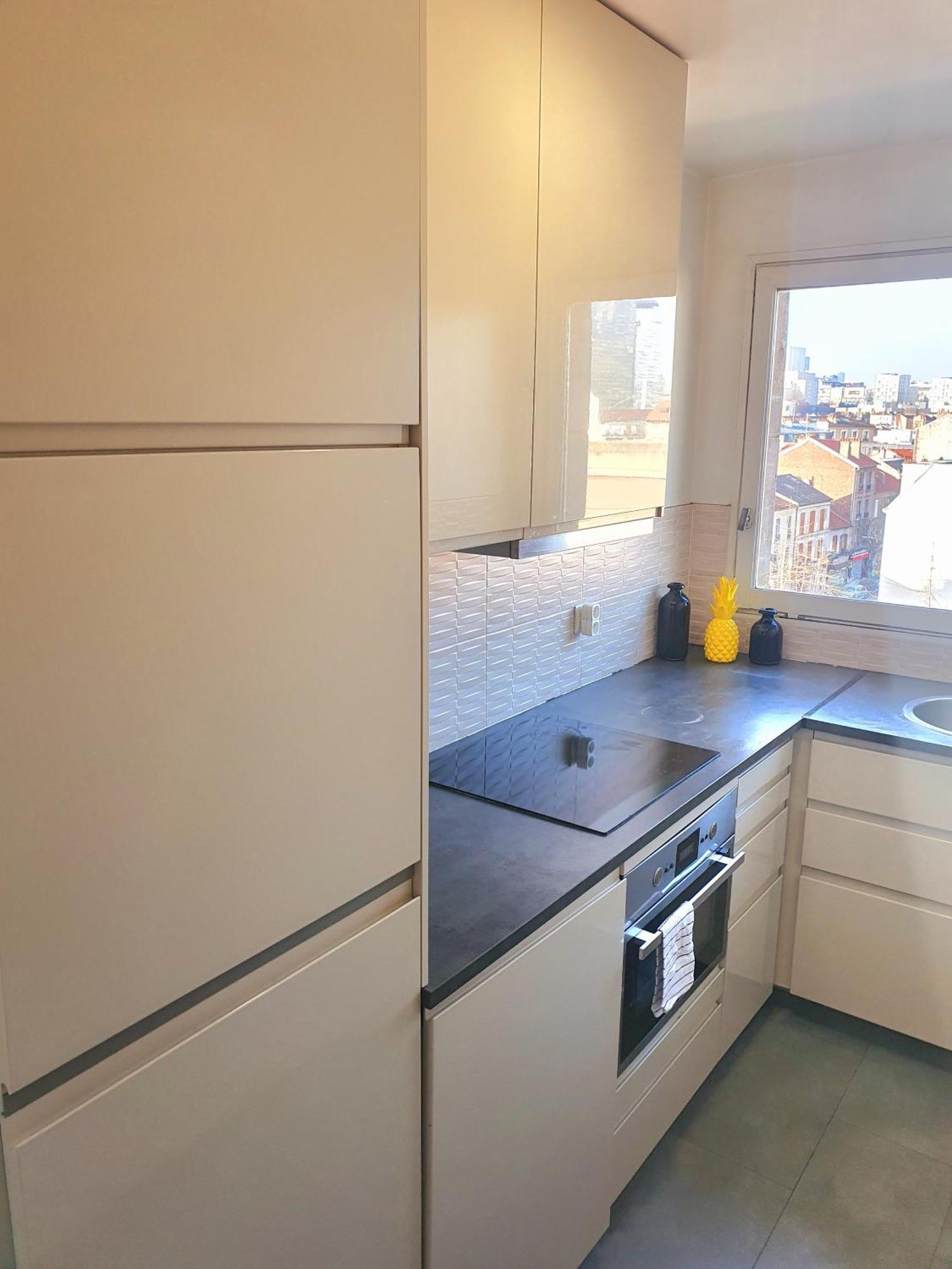 Vue sur Paris - Appartement Ivry-sur-Seine Extérieur photo
