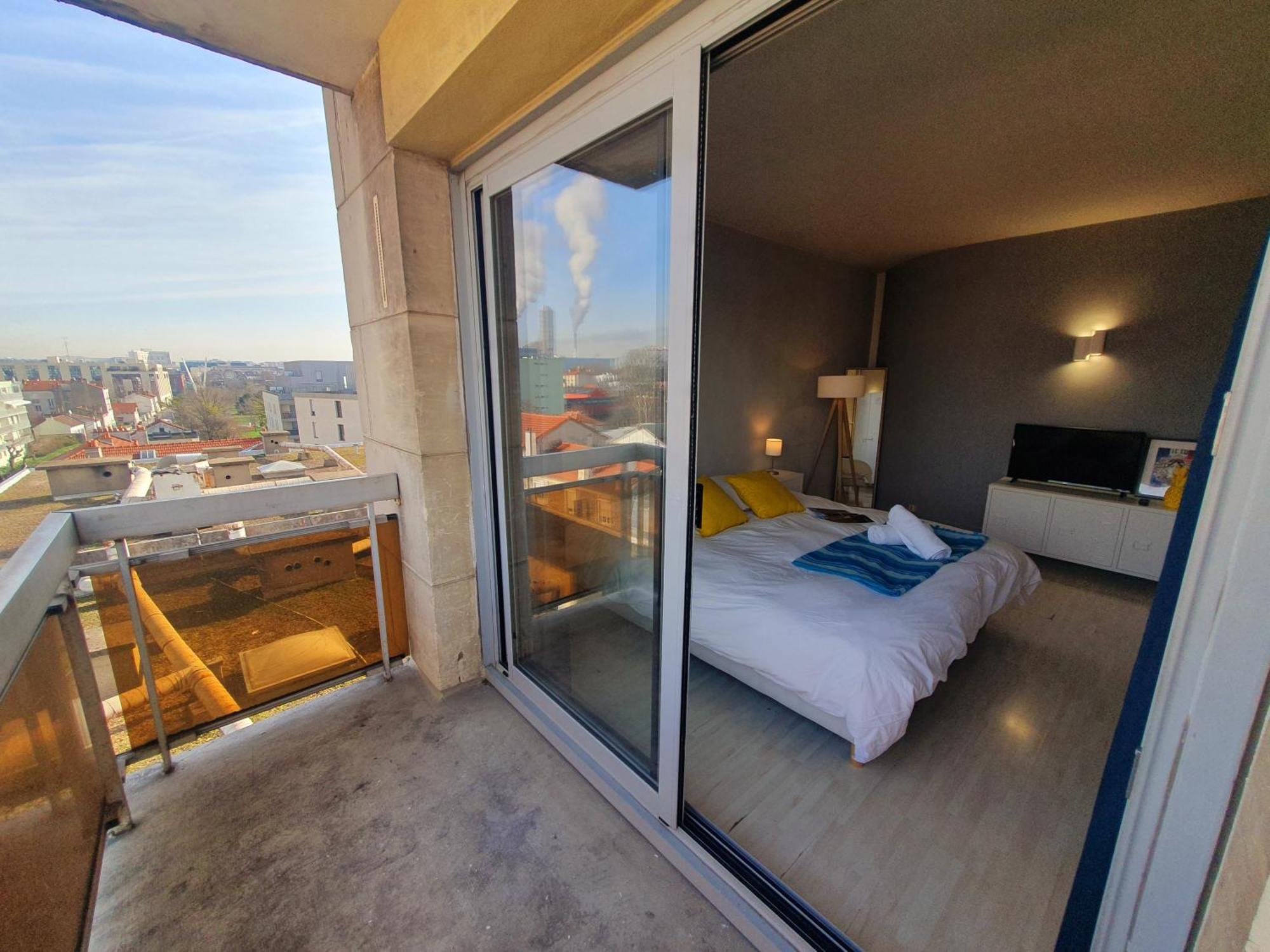Vue sur Paris - Appartement Ivry-sur-Seine Extérieur photo